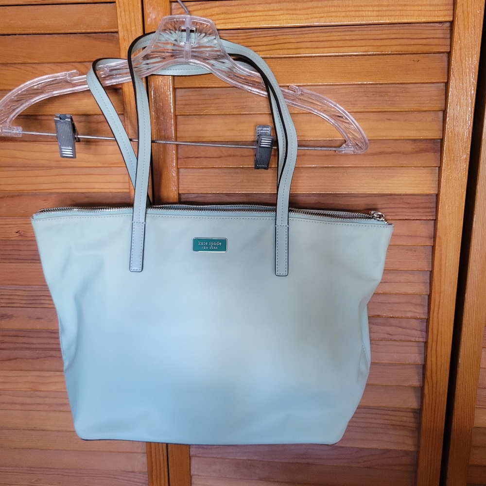 KATE spade light green tote